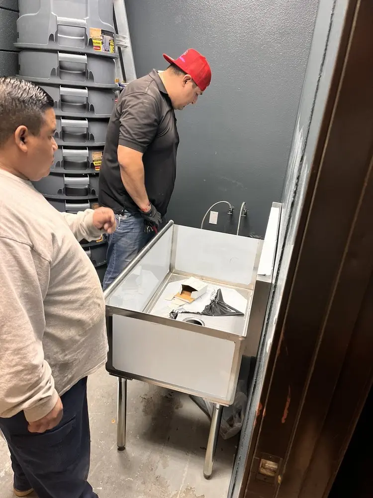 Commercial plumbing and sink installation in Union City